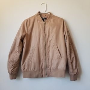 Rose Gold Bomber Jacket